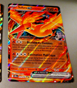 POKEMON RIVALITES DESTINEES CARD HOLO CARTE SULFURA EX 031/182 DRI FR EV10 NM - Image 1