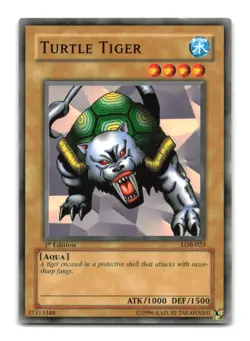Turtle Tiger - LOB-023 1st Edition - YuGiOh-LP - Image 1