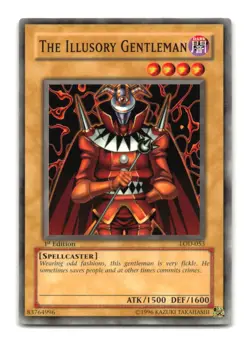 The Illusory Gentleman - LOD-053 1st Edition - YuGiOh-LP - Image 1