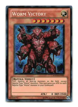 Worm Victory - HA03-EN025 Secret Rare - YuGiOh-LP - Image 1