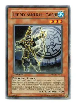 The Six Samurai - Yaichi - STON-EN007 1st Edition - YuGiOh-LP - Image 1