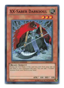 XX-Saber Darksoul - CT08-EN017 Limited Edition Super Rare - YuGiOh-LP - Image 1