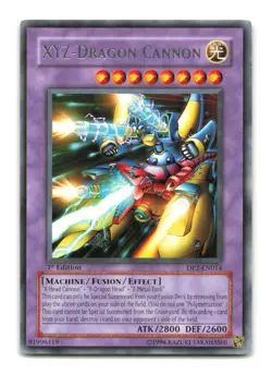 XYZ-Dragon Cannon - DP2-EN014 1st Edition Rare - YuGiOh-LP - Image 1