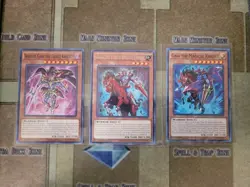 YUGIOH GAIA THE FIERCE KNIGHT ORIGIN + SOLDIER GAIA + GAIA THE MAGICAL KNIGHT NM - Image 1