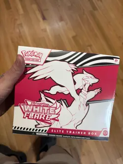 Pokemon White Flare ETB Regular Elite Trainer Box TCG - Image 1