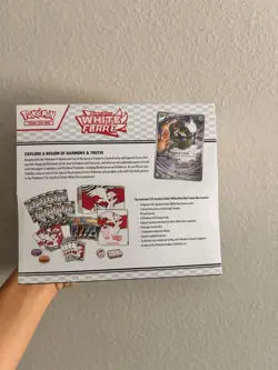 Pokemon White Flare ETB Regular Elite Trainer Box TCG - Image 2