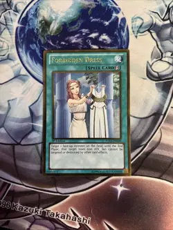 (YBL) Yugioh Forbidden Dress PGLD-EN049 Gold Rare 1st Ed LP - Image 1