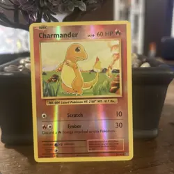 POKEMON CARD - CHARMANDER REVERSE HOLO 9/108 XY EVOLUTIONS - Image 1