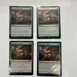 MTG Eggnogger's 'Stache Holiday Promo 4 Card English Set JAPAN - Image 1