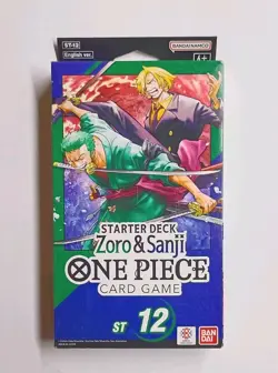 One Piece Card Game TCG Zoro and Sanji ST-12 Starter Deck English New - Image 1