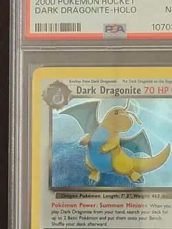 Psa 8 Dark Dragonite Pokemon card team rocket near mint 5/82 2000 - Image 3