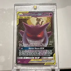 Pokemon TCG Gengar & Mimikyu GX Team Up Holo Ultra Rare Card 53/181 - Image 1