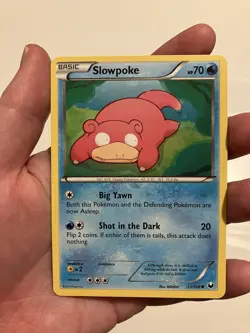 Pokemon Card Slowpoke Dark Explorers Common 23/108 LP - Image 1
