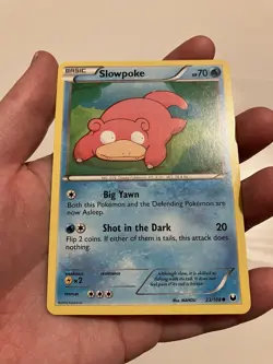 Pokemon Card Slowpoke Dark Explorers Common 23/108 LP - Image 4