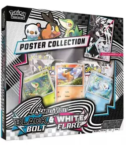 Pokemon Black Bolt And White Flare Unova Poster Collection Box | FACTORY SEALED - Image 1