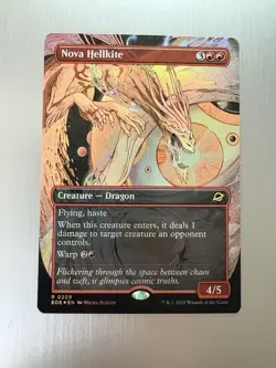 Nova Hellkite - 309 - MTG: Edge of Eternities - Borderless - Rare - FOIL - Image 1