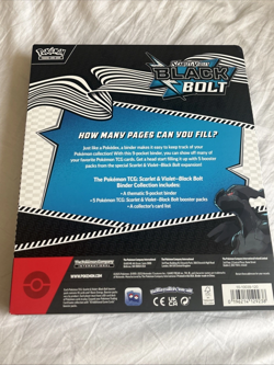 Pokemon Black Bolt Binder Collection - Brand New - Sealed - Image 2