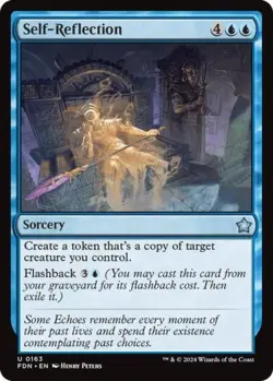 Self-Reflection -Foil Near Mint MTG Foundations - Image 1