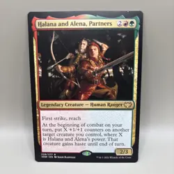 MTG 1x Halana and Alena, Partners-Magic the Gathering-Foundations-Near Mint- - Image 1
