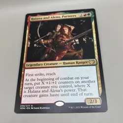 MTG 1x Halana and Alena, Partners-Magic the Gathering-Foundations-Near Mint- - Image 2