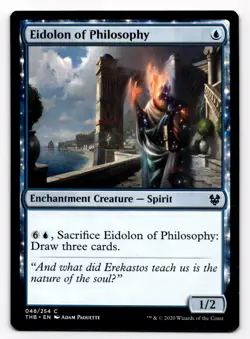 MTG Magic the Gathering Eidolon of Philosophy (48/254) Theros Beyond Death - Image 1