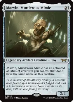 Marvin, Murderous Mimic Duskmourn: House of Horror NM MTG - Image 1