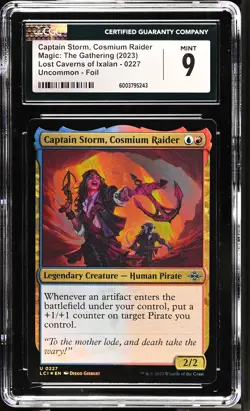 CAPTAIN STORM, COSMIUM RAIDER The Lost Caverns of Ixalan Foil CGC 9 MTG - Image 1