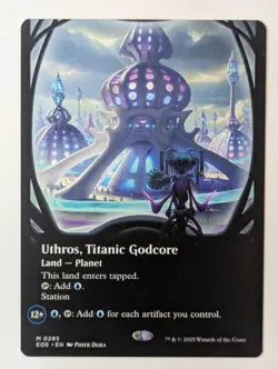 Uthros, Titanic Godcore (Borderless) - 0285 - Edge of Eternities - MTG NM/M - Image 1