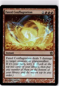 Fated Conflagaration MP* FOIL PROMO Born Of The Gods 94/165 mtg -UnltdCards - Image 1