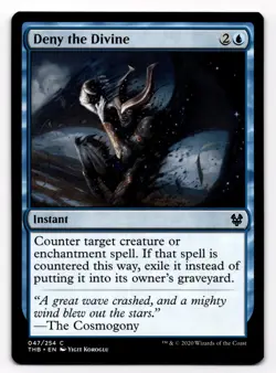 MTG Magic the Gathering Deny the Divine (47/254) Theros Beyond Death - Image 1