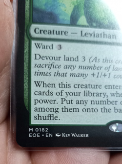 Famished Worldsire #0182 MTG Edge of Eternities Magic The Gathering Promo - Image 2