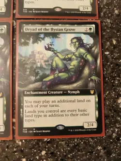 1x Dryad of the Ilysian Grove (Extended Art) Theros Beyond Death MTG NM 4 Availa - Image 1