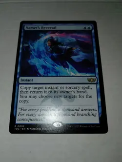MTG Narset's Reversal Commander: Tarkir: Dragonstorm Regular NM - Image 1