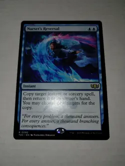 MTG Narset's Reversal Commander: Tarkir: Dragonstorm Regular NM - Image 3