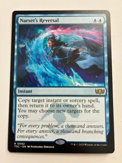 MTG Narset's Reversal Commander: Tarkir: Dragonstorm Regular NM - Image 1