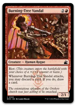 Burning-Tree Vandal #105 (NM) Ravnica Remastered RVR Magic MTG - Image 1