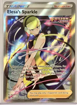 Pokemon TCG Full Art, SR Trainer Lot (Elesa's Sparkle, Japanese Candela & Iscan) - Image 3