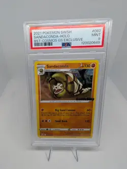 PSA 9 Mint Sandaconda #082/163 Battle Styles Gamestop Promo 2021 Pokemon TCG - Image 1