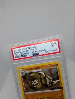 PSA 9 Mint Sandaconda #082/163 Battle Styles Gamestop Promo 2021 Pokemon TCG - Image 3