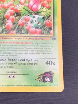 Pokemon TCG Erika's Ivysaur Gym Challenge 41/132 Regular LP Vintage WOTC - Image 5