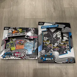 Pokemon Black Bolt and White Flare Collection Bundle Binder & Poster Collection - Image 1