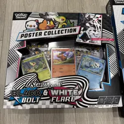 Pokemon Black Bolt and White Flare Collection Bundle Binder & Poster Collection - Image 3