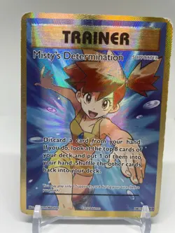 Pokemon TCG XY Evolutions Misty's Determination 108/108 Full Art Ultra Rare DMG - Image 1