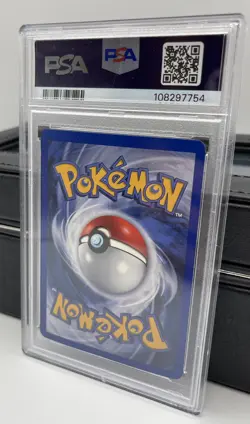 2001 Pokemon 3 Movie Entei Reverse Holo Black Star Promo #34 PSA 8 English - Image 2