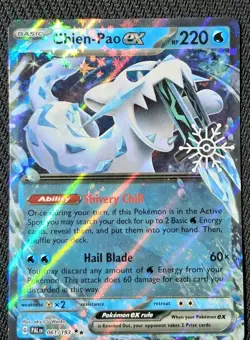 Chien-Pao ex 061/193 - Snowflake Stamp Holiday Promo - Pokemon NEAR MINT NM - Image 1