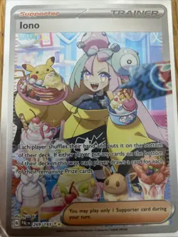 Iono 269/193 Sv02: Paldea Evolved Holo Special Illustration Rare Pokemon TCG - Image 1