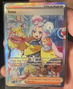 Iono 269/193 Sv02: Paldea Evolved Holo Special Illustration Rare Pokemon TCG - Image 1