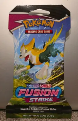 Pokemon TCG - SWSH Fusion Strike Sleeved Booster Pack (Random Art) - New/Sealed - Image 1