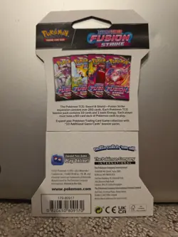 Pokemon TCG - SWSH Fusion Strike Sleeved Booster Pack (Random Art) - New/Sealed - Image 2