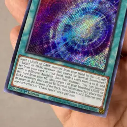 *** CHAOS SPACE *** 1ST EDITION SECRET RARE MINT/NM BLCR-EN073 YUGIOH - Image 3